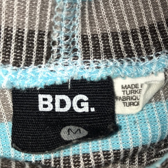 Hooded longsleeve striped thermal tee - Picture 3 of 3